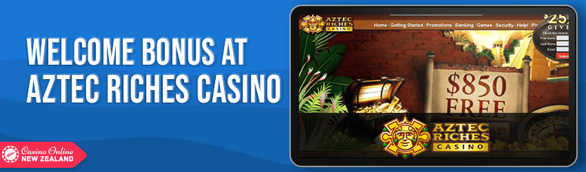 aztec riches casino bonus