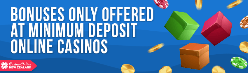 low deposit casinos bonuses