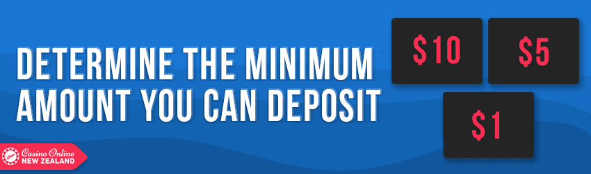 minimum deposit